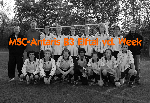 B3 Elftal vd. Week
