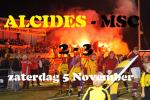Alcides - MSC  Zaterdag 5 November 2011
